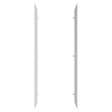 Panel de Cierre Lateral para Cocina 225 x 60cm Blanco Madesa