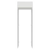 Mueble para empotrar Heladera 73 cm 1 Puerta Abatible Blanco Glamy Madesa