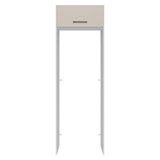 Mueble para empotrar Heladera 73 cm 1 Puerta Abatible Blanco/Crema Agata Madesa