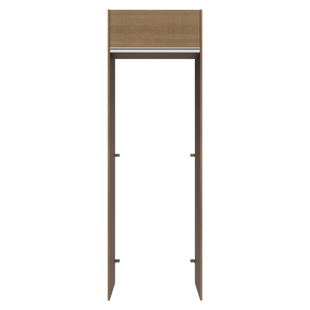 Mueble para empotrar Heladera 73 cm 1 Puerta Abatible Marrón Glamy Madesa