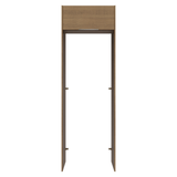 Mueble para empotrar Heladera 73 cm 1 Puerta Abatible Marrón Stella Madesa