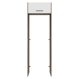 Mueble para empotrar Heladera 73 cm 1 Puerta Abatible Marrón/Blanco Agata Madesa