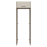 Mueble para empotrar Heladera 73 cm 1 Puerta Abatible Marrón/Crema Agata Madesa