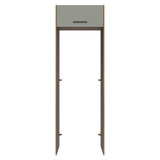 Mueble para empotrar Heladera 73 cm 1 Puerta Abatible Marrón/Gris Agata Madesa