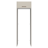 Mueble para empotrar Heladera 73 cm 1 Puerta Abatible Crema/Blanco/Crema Agata Madesa