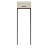 Mueble para empotrar Heladera 73 cm 1 Puerta Abatible Crema/Marrón/Crema Agata Madesa