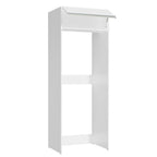 Mueble para empotrar Heladera 83 cm 1 Puerta Rebatible Blanco Glamy Madesa