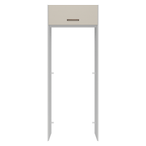 Mueble para empotrar Heladera 83 cm 1 Puerta Rebatible Blanco/Crema Agata Madesa