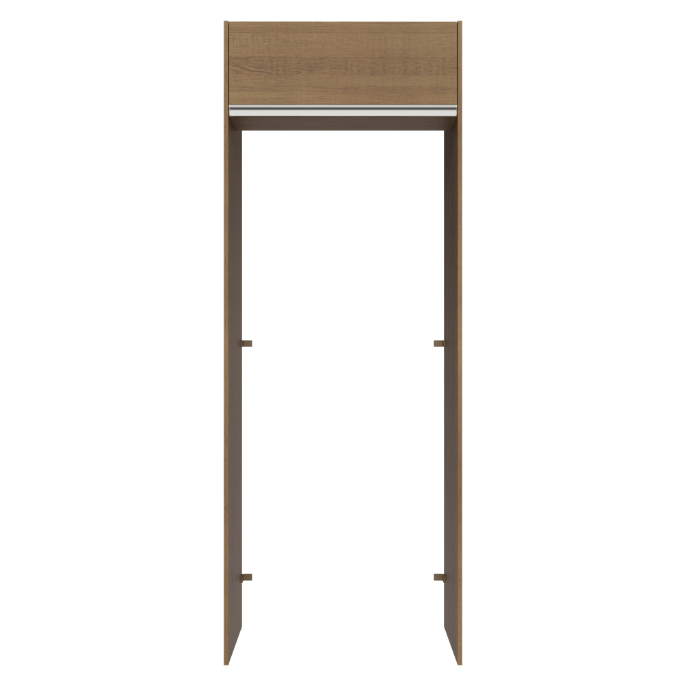 Mueble para empotrar Heladera 83 cm 1 Puerta Rebatible Marrón Glamy Madesa