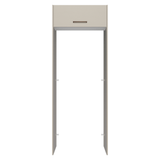 Mueble para empotrar Heladera 83 cm 1 Puerta Rebatible Crema/Blanco/Crema Agata Madesa