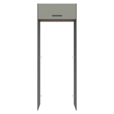 Mueble para empotrar Heladera 83 cm 1 Puerta Rebatible Gris/Marrón/Gris Agata Madesa