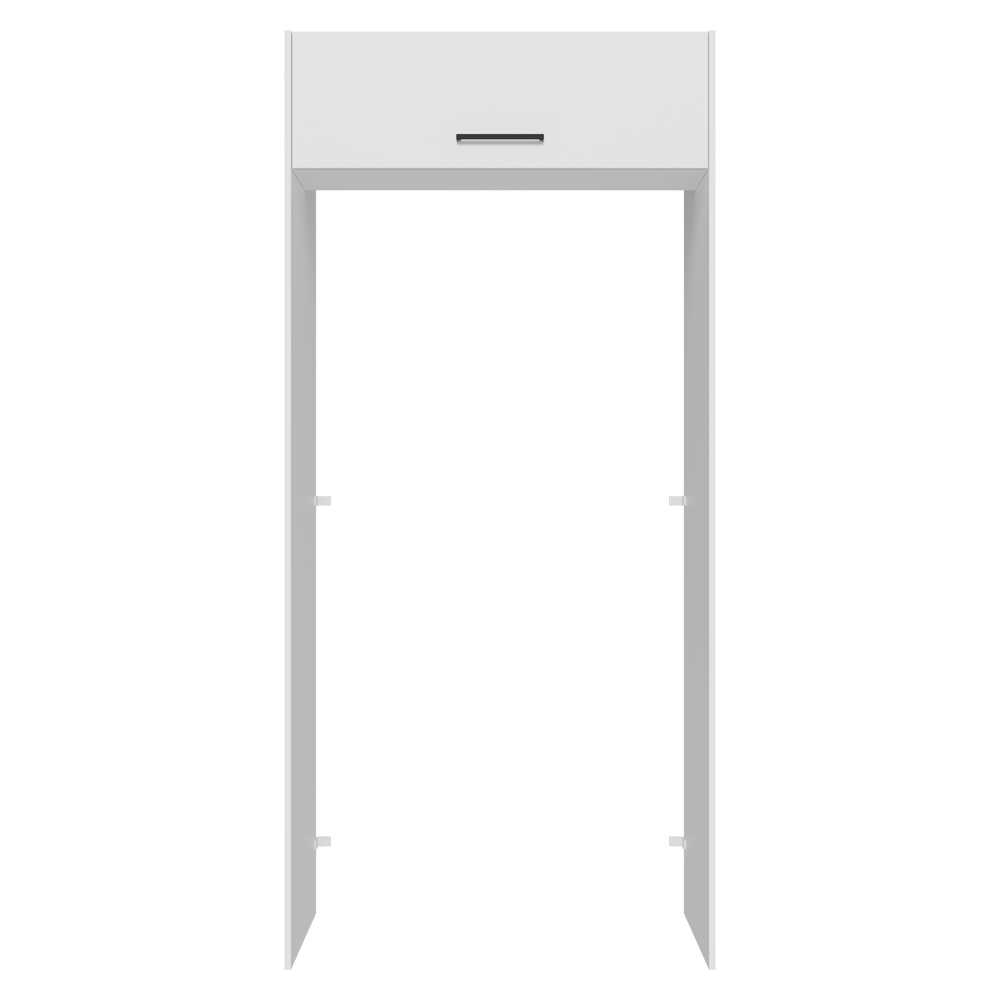 Mueble para empotrar Heladera 103 cm 1 Puerta Abatible  Blanco Agata Madesa