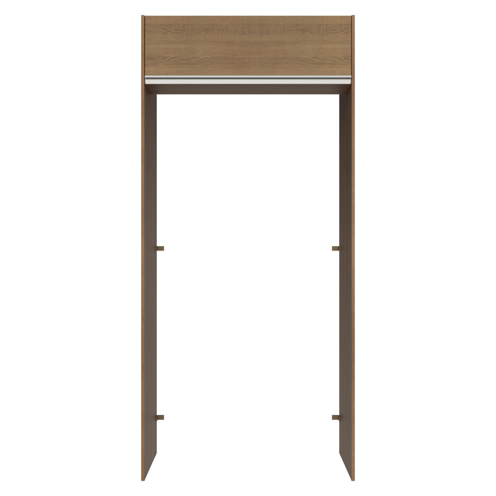 Mueble para empotrar Heladera 103 cm 1 Puerta Abatible Marrón Glamy Madesa