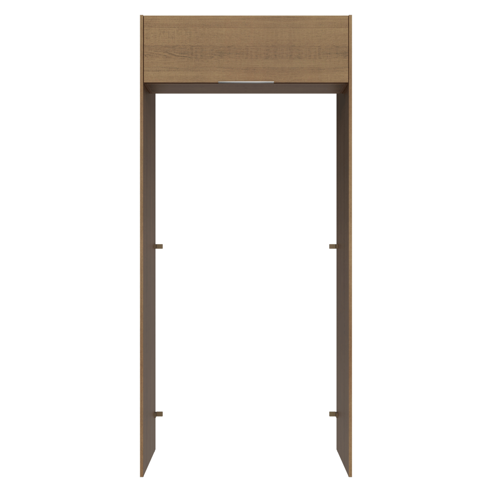 Mueble para empotrar Heladera 103 cm 1 Puerta Abatible Marrón Stella Madesa