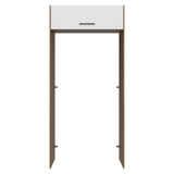 Mueble para empotrar Heladera 103 cm 1 Puerta Abatible Marrón/Blanco Agata Madesa