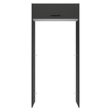 Mueble para empotrar Heladera 103 cm 1 Puerta Abatible Negro/Blanco/Negro Agata Madesa