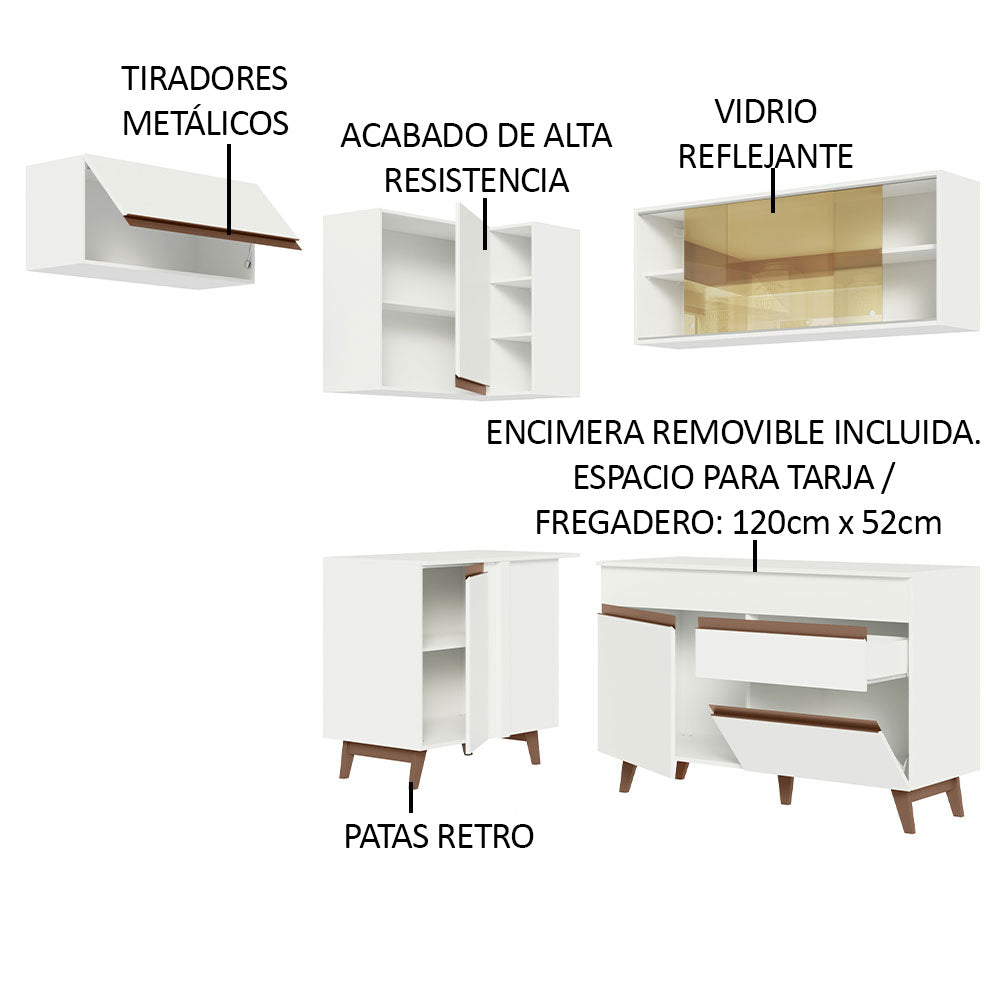 Combo completo de Cocina Esquinera Cocina Reims Madesa 332 BB
