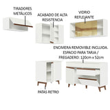 Combo completo de Cocina Esquinera Cocina Reims Madesa 332 BB