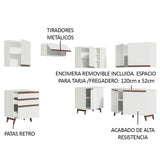 Combo completo de Cocina Esquinera Madesa Reims 392cm BB 01