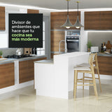 Isla de Cocina con Tapa bajo mesada Madesa Glamy 120cm BM