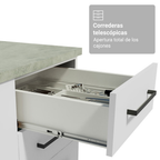 Combo completo de Cocina 270 cm Blanco Agata Madesa