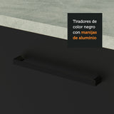 Combo Completo de Cocina 350 cm Blanco/Negro Agata Madesa 01