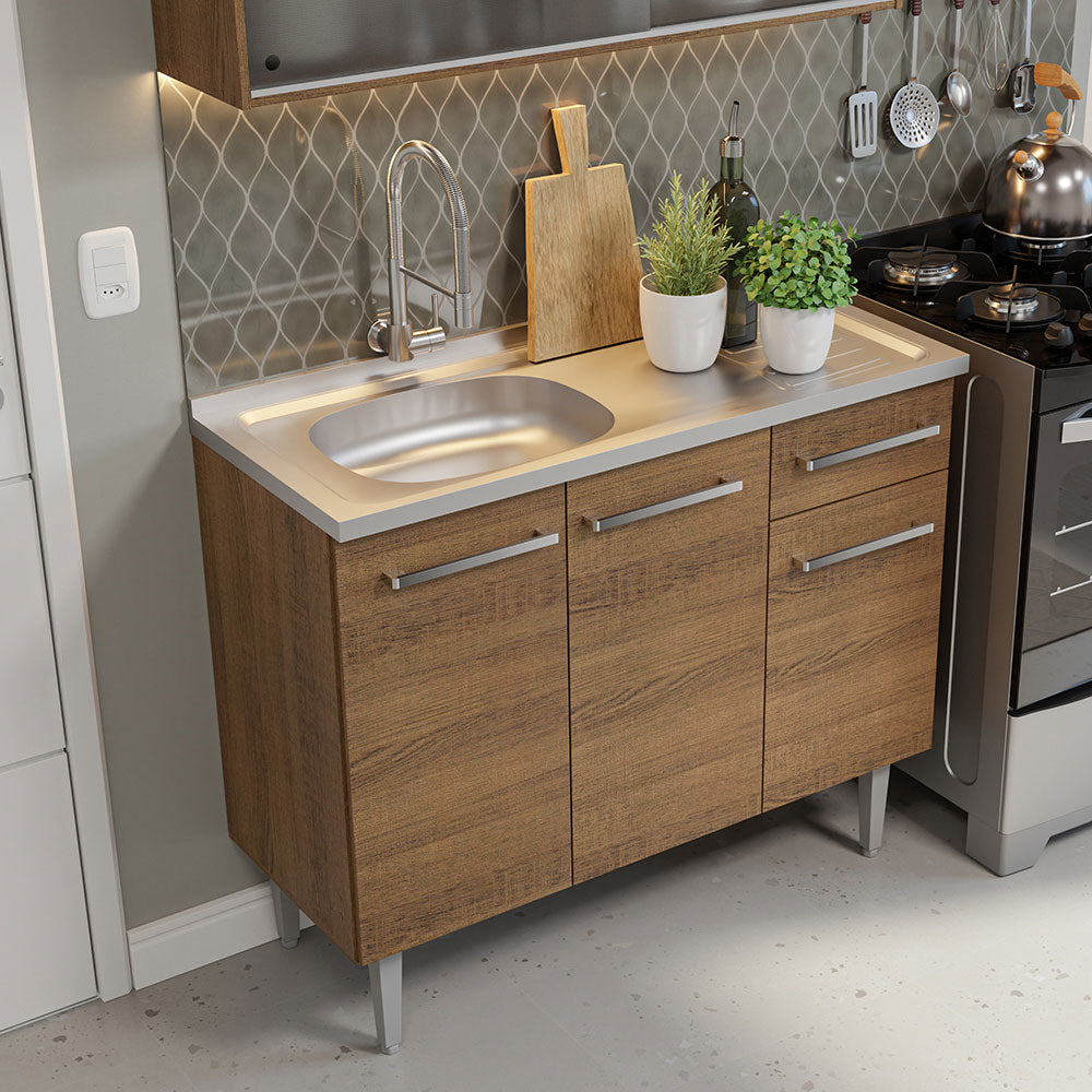 Combo de Cocina Madesa Emilly 165cm MM 05