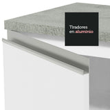 Combo completo de Cocina 240cm Blanco Glamy 07