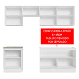 Combo completo de Cocina 240 cm Blanco Glamy Madesa 09