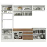 Combo completo de Cocina Madesa 270cm Glamy 13 - Blanco