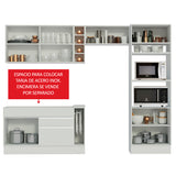 Combo completo de Cocina Madesa Glamy 290cm MB 01