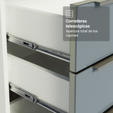 Combo de Cocina con Cristalero 190 cm Madesa Lux BG 02