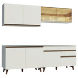 Combo completo de Cocina Madesa Reims 240cm BB 01