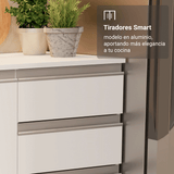 Combo de Cocina 100% MDF 310 cm Smart Blanco 01