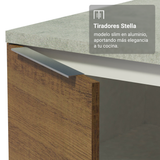 Combo completo de Cocina con Cristalero 340 cm Madesa Stella BM 01