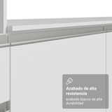 Combo Completo de Cocina 260 cm Blanco Diamante Madesa 02