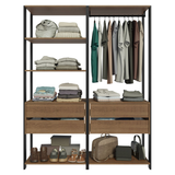 Ropero Placard Guardarropas Madesa Valencia 140cm MN