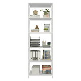 Mueble/Estante de Oficina Multiusos, 59 cm, 5 Baldas, Blanco