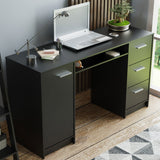 Escritorio Alaska + Estantería Escalera Negro
