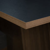 Juego de Comedor Mesa Tapa de Madera 6 Sillas Marrón/Negro/Imperial Renata Madesa
