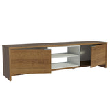 Rack para TV para TV hasta 75 Pulgadas 180 cm 2 Puertas Marrón/Blanco Metz Madesa