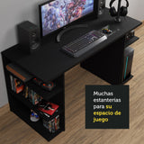 Mesa Gamer Escritorio 9409 Madesa Negro