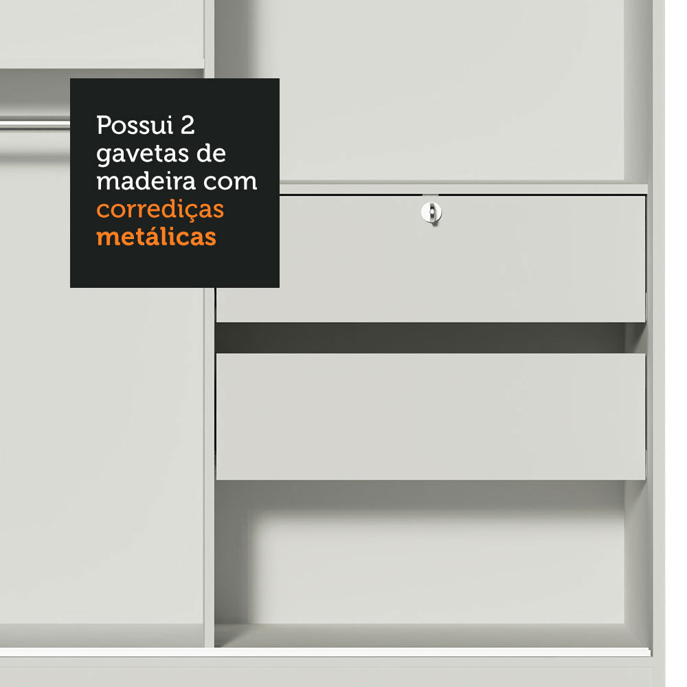 Placard Max 2 Puertas Corredizas Blanco