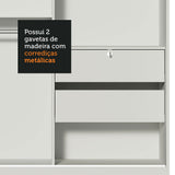 Placard Max 2 Puertas Corredizas Blanco