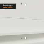 Panel de TV Hasta 60 Pulgadas 180 cm Blanco Alfa Madesa