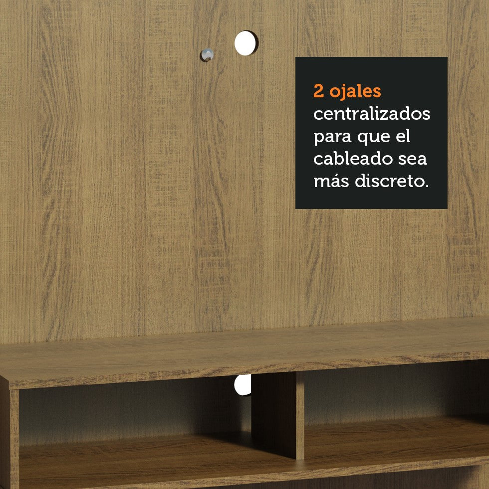 Panel para TV Hasta 55'' Marrón Arizona