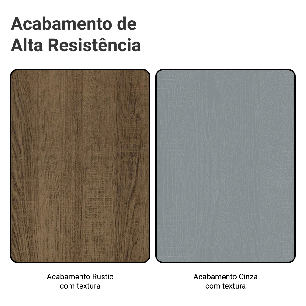 Mesa de Comedor Rectangular Tapa con Borde Biselado y Vidrio Sobrepuesto Marrón/Gris 5275 Madesa