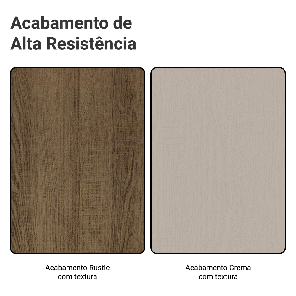 Mesa de Comedor Rectangular Tapa con Borde Biselado y Vidrio Sobrepuesto Marrón/Crema 5275 Madesa