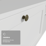 Rack para TV hasta 80 Pulgadas 218 cm 2 Puertas Blanco Vik Madesa