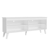 Rack para TV Turim hasta 65 con patas Blanco